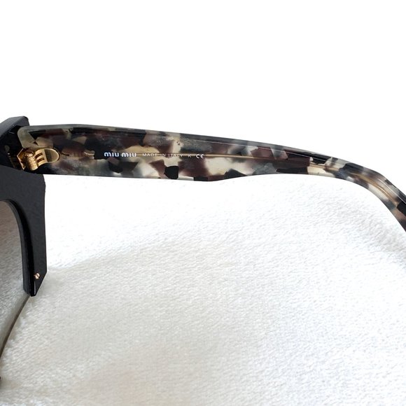 NWOT Miu Miu Rasoir Rhinestone Cat Eye Sunglasses - Picture 12 of 14